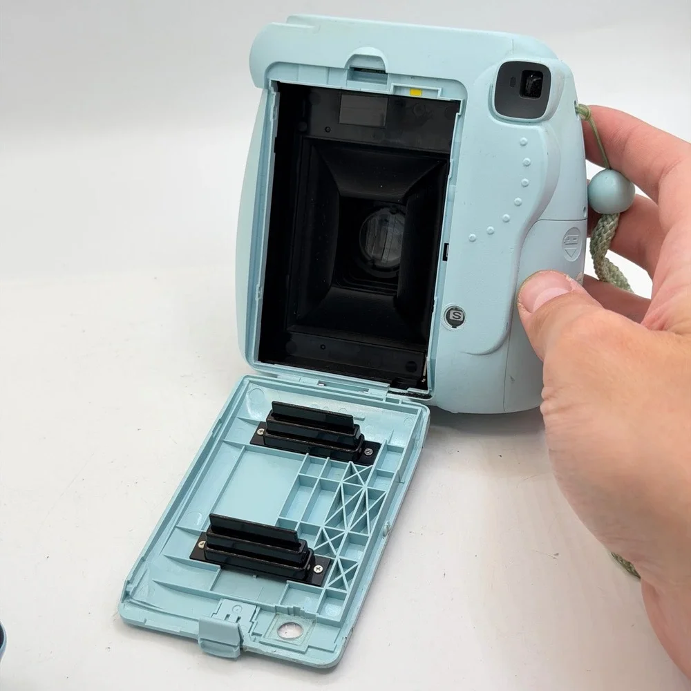Fujifilm Instax Mini 8 and Mini 7+ Instant Film Camera Bundle Light Blue Case